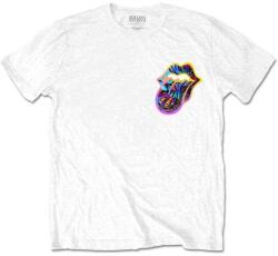 The Rolling Stones Sixty Gradient Text (Back Print) White XL Ing (RSTS181MW04)