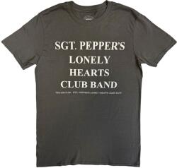 The Beatles Sgt Peppers Lonely Hearts Club Band with Drum (Back Print) Charcoal Grey XL Ing (BEATTEE347MC04)