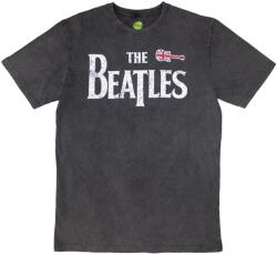 The Beatles Guitar & Drop T (Stone Wash) Charcoal Grey L Ing (BEATSTNW637MC03)