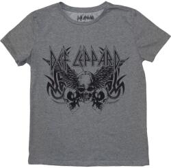 Def Leppard Tribal Skull Grey M Női Ing (DEFLTS46LG02)