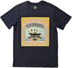 The Beatles Magical Mystery Tour Album Cover Navy Blue L Ing (BEATTEE550MN03)