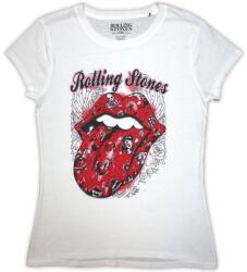 The Rolling Stones Tattoo Flash White L Női Ing (RSTEE14LW03)