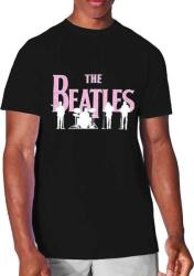 The Beatles Band Silhouettes (Puff Print) Black XL Ing (BEATTEE440MB04)