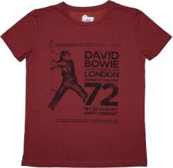 David Bowie Rainbow Theatre Red S Női Ing (BOWTS61LR01)