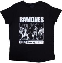 Ramones CBGB 1978 Black M Női Ing (RATS22LB02)