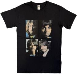 The Beatles White Album Faces (Back Print) Black L Ing (BEATTEE385MB03)