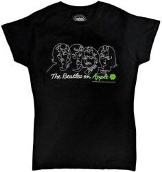 The Beatles On Apple (Back Print) Black L Női Ing (BEATTEE20LB03)