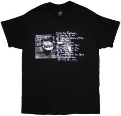 The Beatles Washington '64 Drum Photo & Setlist Black XL Ing (BEATTEE644MB04)