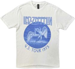 Led Zeppelin Tour '75 Blue Wash White XL Ing (LZTS32MW04)