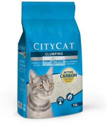  Citycat Csomósodó Fehér Bentonit Active Carbon 10L