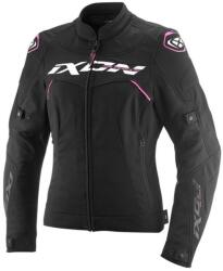 Ixon Geaca moto Ixon Meteor 31 LS - dama, impermeabila, roadster/racing, negru/alb/roz (1001020951026)