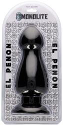 Monolite Plug anal Monolite El Penon, 25.5 cm, PVC, ventuză, stimulare intensă, negru (1-007104078)