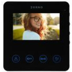 ORNO OR-VID-MB-1083MV/B Videómonitor, 4, 3"-os LCD, érintőpanel, kapuvezérlés, a PACTO-készlet bővítéséhez (OR-VID-MB-1083MV/B)