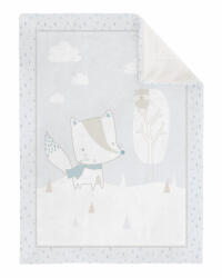 KikkaBoo takaró polar/sherpa kétoldalas 110x140cm Kisróka - perfectlife