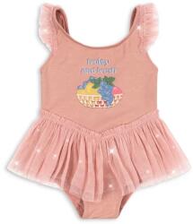 Konges Sløjd egyrészes gyerek fürdőruha AMANDINE SWIMSUIT - rózsaszín 110-116