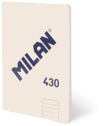 MILAN Caiet A4, 48 file, dictando, MILAN 430 bej