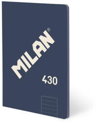 MILAN Caiet A4, 48 file, dictando, MILAN 430 albastru
