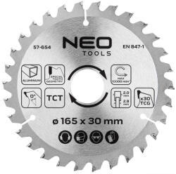 NEO TOOLS Körfűrészlap keményfém fogakkal, 165x30mm, 30 fog aluminium (57-654)