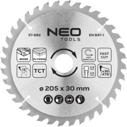 NEO TOOLS Körfűrészlap keményfém fogakkal, 205x30mm, 36 fog (57-682)