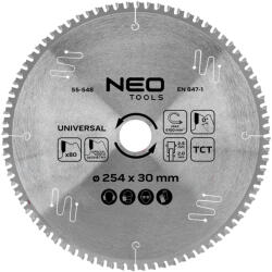 NEO TOOLS Körfűrészlap univerzális, keményfém fogakkal, 254x30mm, 80 fog (55-548)