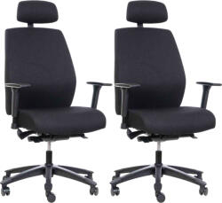 Mercury 2 darabos csomag ergonomikus, nagy teherbírású irodai szék ENDURANCE (2 db)