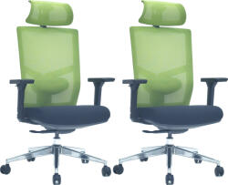 LTC 2PACK VICTORY ERGO ergonómikus irodai szék, zöld (2 db)
