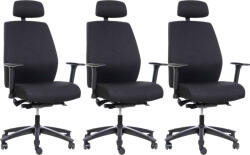 Mercury 3PACK ENDURANCE ergonomikus, nagy teherbírású irodai szék (3 db)