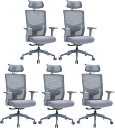 LTC 5 db-os csomag ergonomikus irodai szék VICTORY ERGO szürke (5 db)