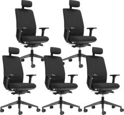 Mercury 5PACK Ergonomikus irodai szék OPTIMA fekete (5 db)