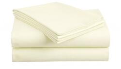  Cearsaf din bumbac 140x240 cm crem, 100% bumbac