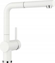 BLANCO Linus-s, konyhai csaptelep, kihúzható zuhanyfejjel, fehér, 516692 (516692)