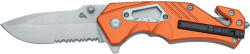 Fox Knives Cuțit de salvare Rescue Demand BF-784 Black Fox® (Culoare: Portocaliu, Variantă: Lamă gri - Stone Wash)
