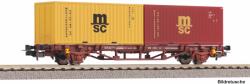 Piko 27750 Konténerszállító kocsi, Lgs, MSC konténerekkel, FS V (4015615277507)