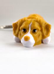  Új-Skóciából származó 3D retriever mozgatható kulcstartó, kutya (brelok pies Retriever z Nowej Szkocji)