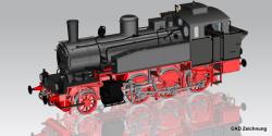 Piko 50744 Gőzmozdony, BR 91 1001, DRG II, hangdekóderrel (4015615507444)