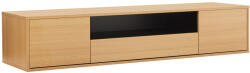 Invicta Comoda TVLOFT 150 cm suspendat, negru natural (47814)
