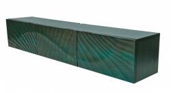 Invicta Comoda TV SCORPION 160 cm 3D suspendata din lemn de mango, turcoaz (48408)