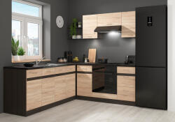 Black Red White Junona Line JUNONA_NAR4_P_BBL konyha sonoma/ wenge