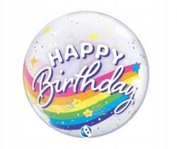 Takara Bubble Balloon Takara fólia lufi - Rainbow unikornis, 56 cm, 1 db