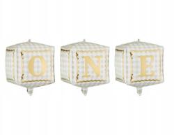 PartyDeco Lufik Fólia Kockák One 34X36CM