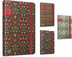 GIPTA Keményfedeles Füzet A/5 Vonalas 96 Lapos Gumis T-Book Vegyes Mintákban (BP081903460)