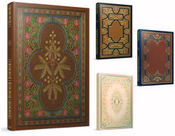 GIPTA Keményfedeles Füzet B/5 Vonalas 112 Lapos Élfestett Antique Vegyes Mintákban (BP081903150)