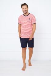Italian Fashion Férfi rövid ujjú pizsama, rövid nadrág Flotta XL Italian Fashion (AAF-MPZ-FLOT-KKCG-06)