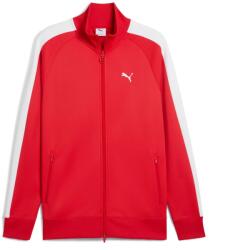PUMA T7 Always On férfi cipzáros pulóver, piros-fehér, S25 (62958711)