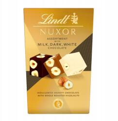 Lindt Nuxor Válogatás 150g Tejes, Ét-, Fehér (8003340 807065)
