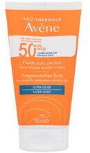 Eau Thermale Avène Produse pentru protectie solara Sun Fragrance-Free Fluid Ultra-Light SPF50+ (sensitive normal and combination skin)