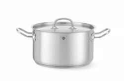 HENDI Közepes fazék- fedővel, HENDI, Kitchen Line, 6L, ⌀240x(H)135mm (836309)