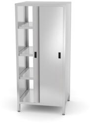 HENDI Tányértároló szekrény tolóajtókkal, HENDI, Kitchen Line, 800x700x(H)1800mm (812402)
