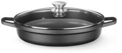 HENDI Öntött alumínium edény, tapadásmentes bevonattal, HENDI, 4, 3L, Fekete, 425x332x(H)70mm (611012)