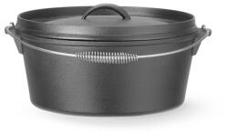 HENDI Öntöttvas edény, HENDI, 7, 2L, Fekete, ⌀310x(H)155mm (629376)